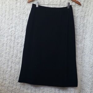 Ivory black velvet pencil skirt medium whimsigoth